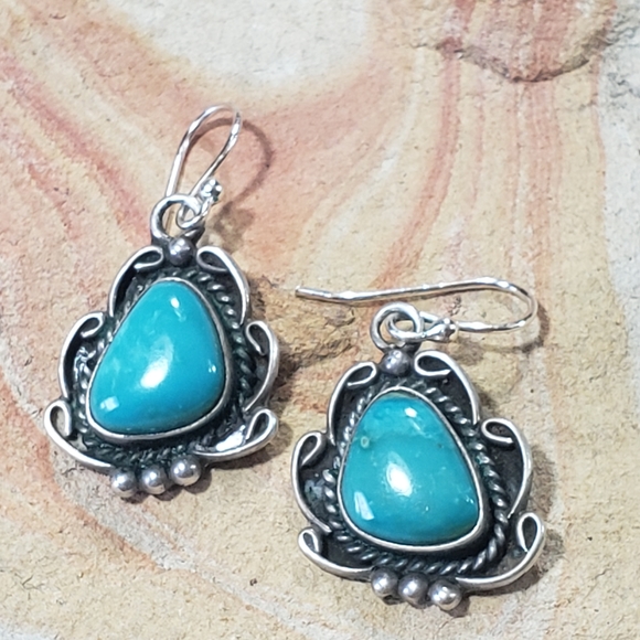 Richard Begay Jewelry - Richard Begay Turquoise Earrings.